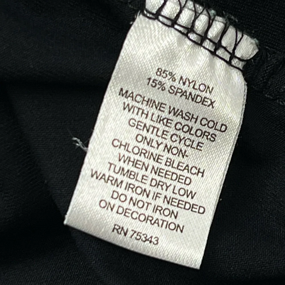 Cynthia Rowley Women’s XS Black Liw Scoop Neck Fitted Waist Mini Flare dress - Picture 10 of 14